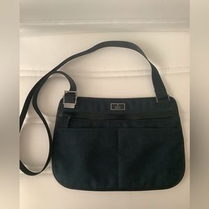 Authentic Gucci vintage Nylon/Leather Flat Crossbody